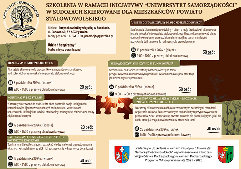 Startuje inicjatywa „Uniwersytet Samorządności” – zapisz się na bezpłatne szkolenia!