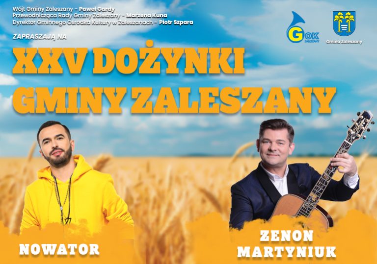 Plony zebrane, więc czas na XXV Dożynki Gminy Zaleszany